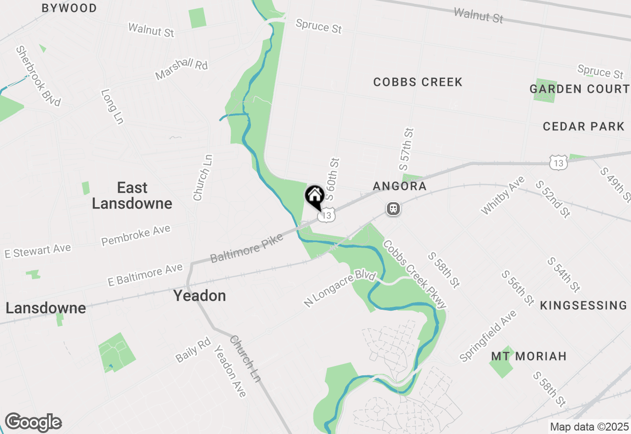 Map of 6019 Baltimore Avenue, Philadelphia, PA 19143