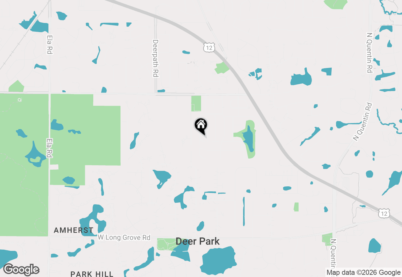 Map of 505 Cypress Bridge Road, Lake Zurich, IL 60047