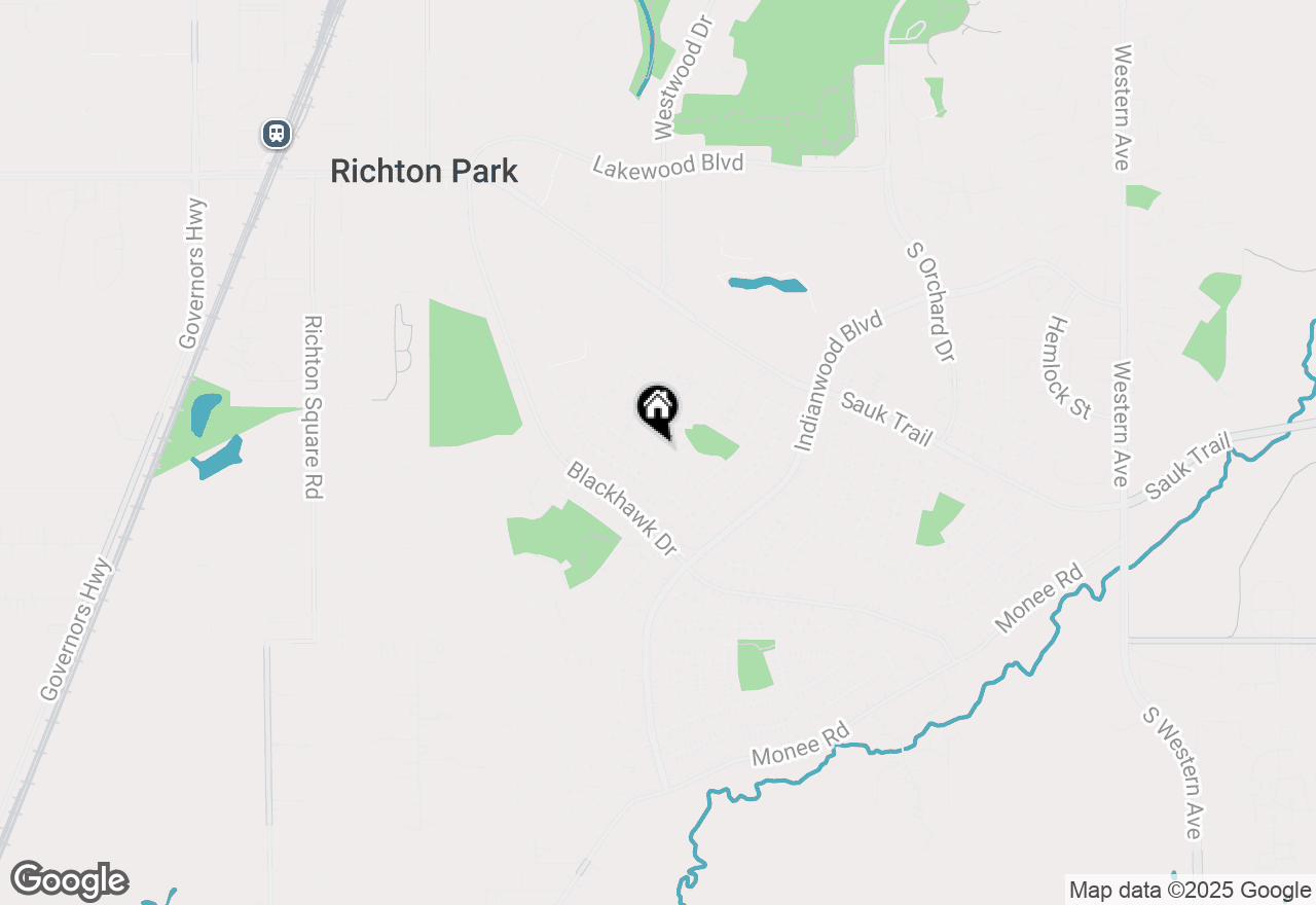 Map of 230 Mantua Street, Park Forest, IL 60466