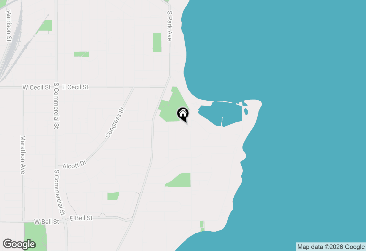 Map of 778 Sunshine Ln, Neenah, WI 54956