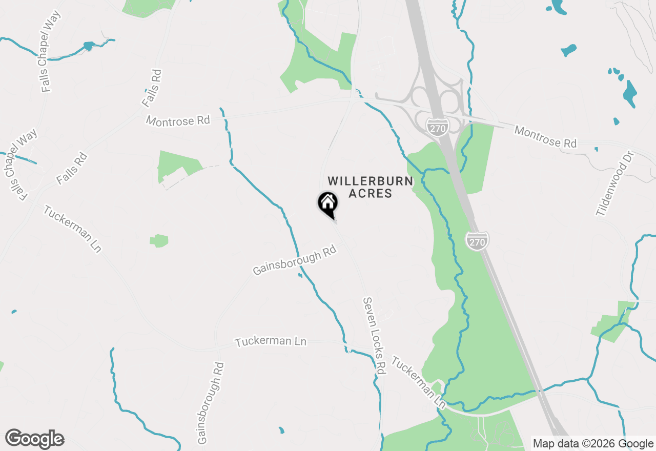 Map of 11712 Seven Locks Road, Potomac, MD 20854