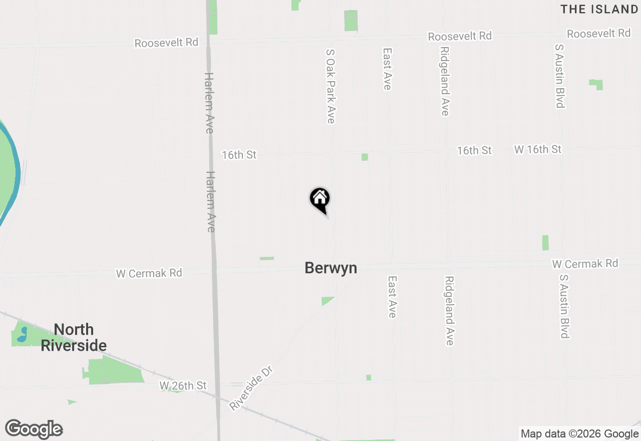 Map of 1925B Grove Avenue #309, Berwyn, IL 60402