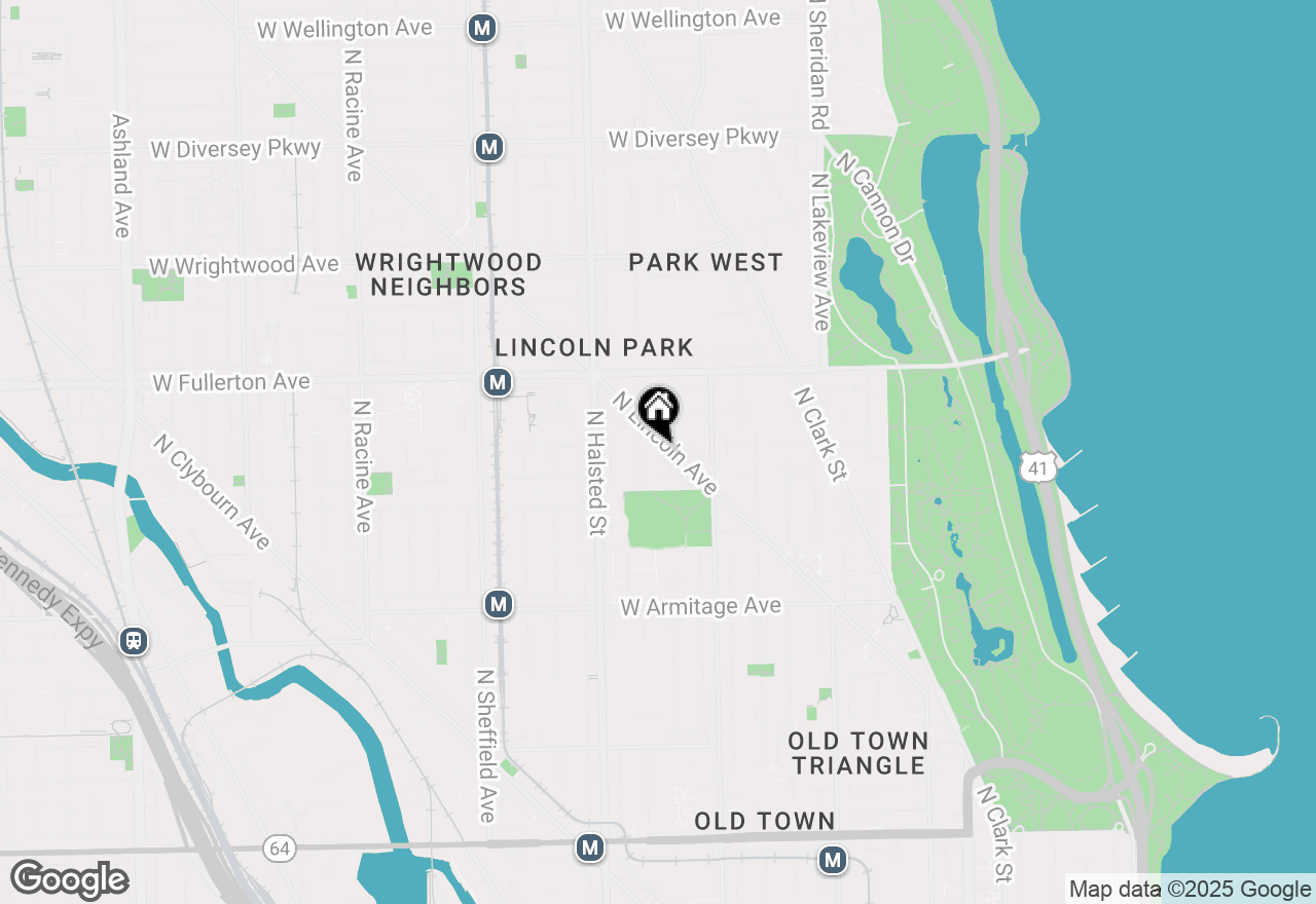 Map of 2237 N Orchard Street, Chicago, IL 60614