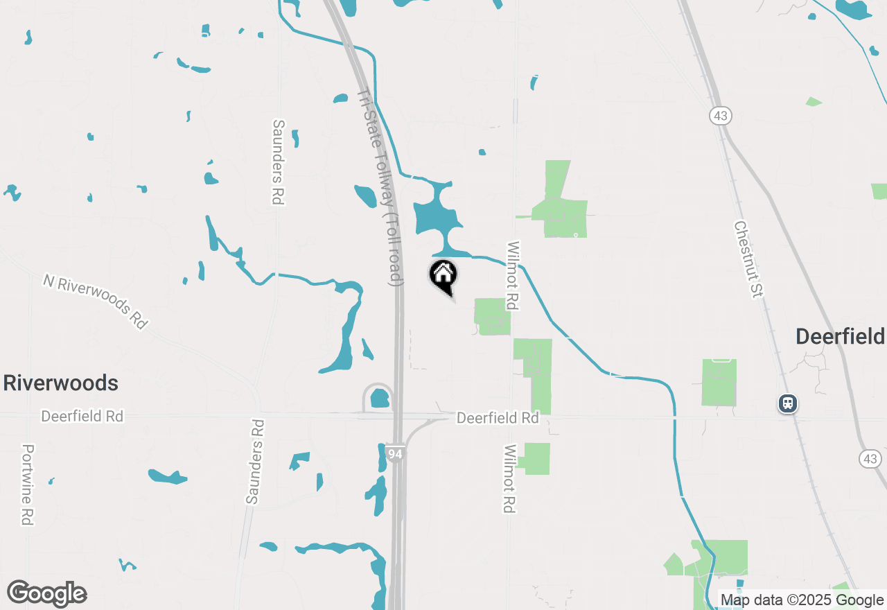 Map of 1028 Castlewood Lane, Deerfield, IL 60015