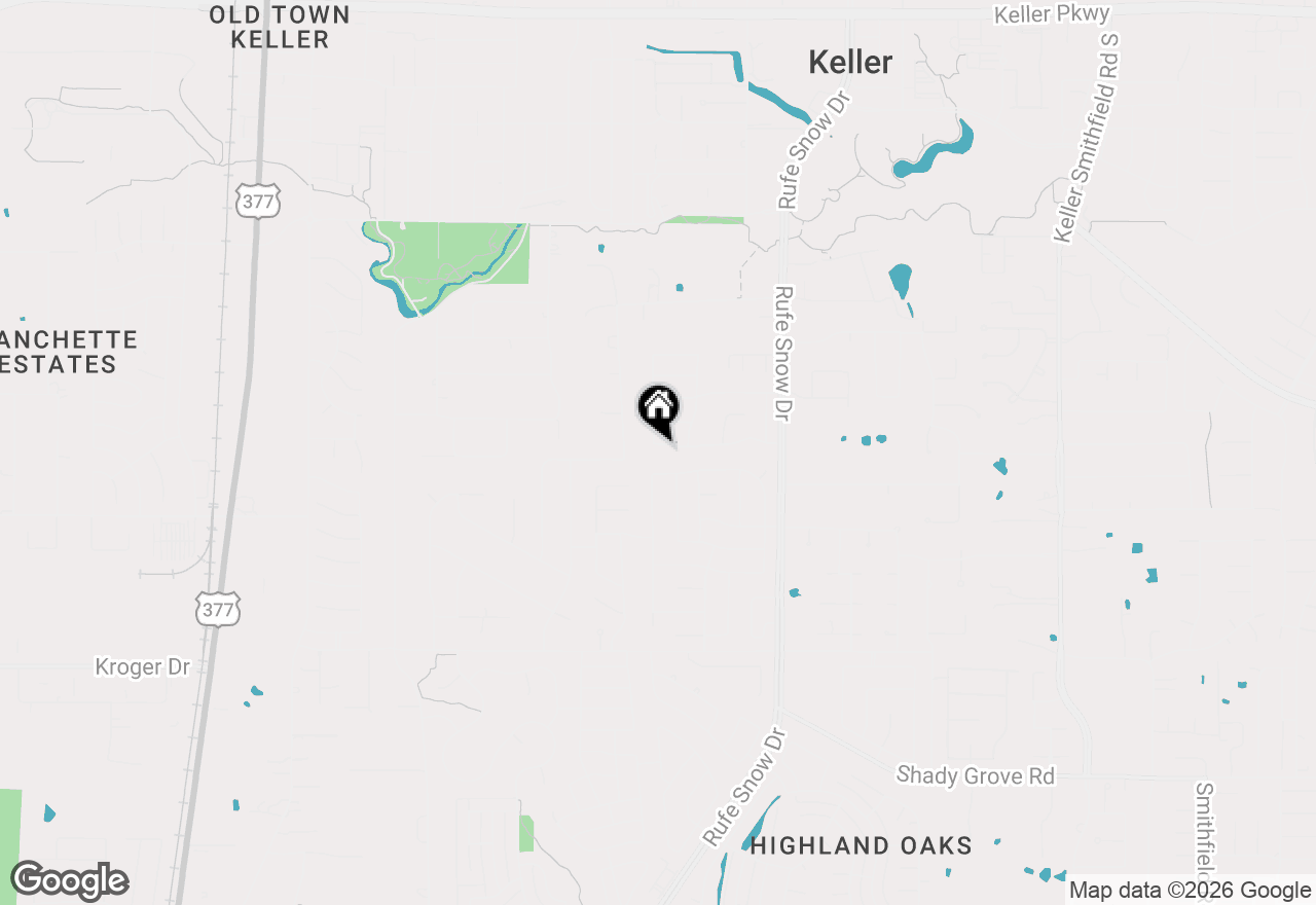 Map of 814 Forest Lakes Drive, Keller, TX 76248