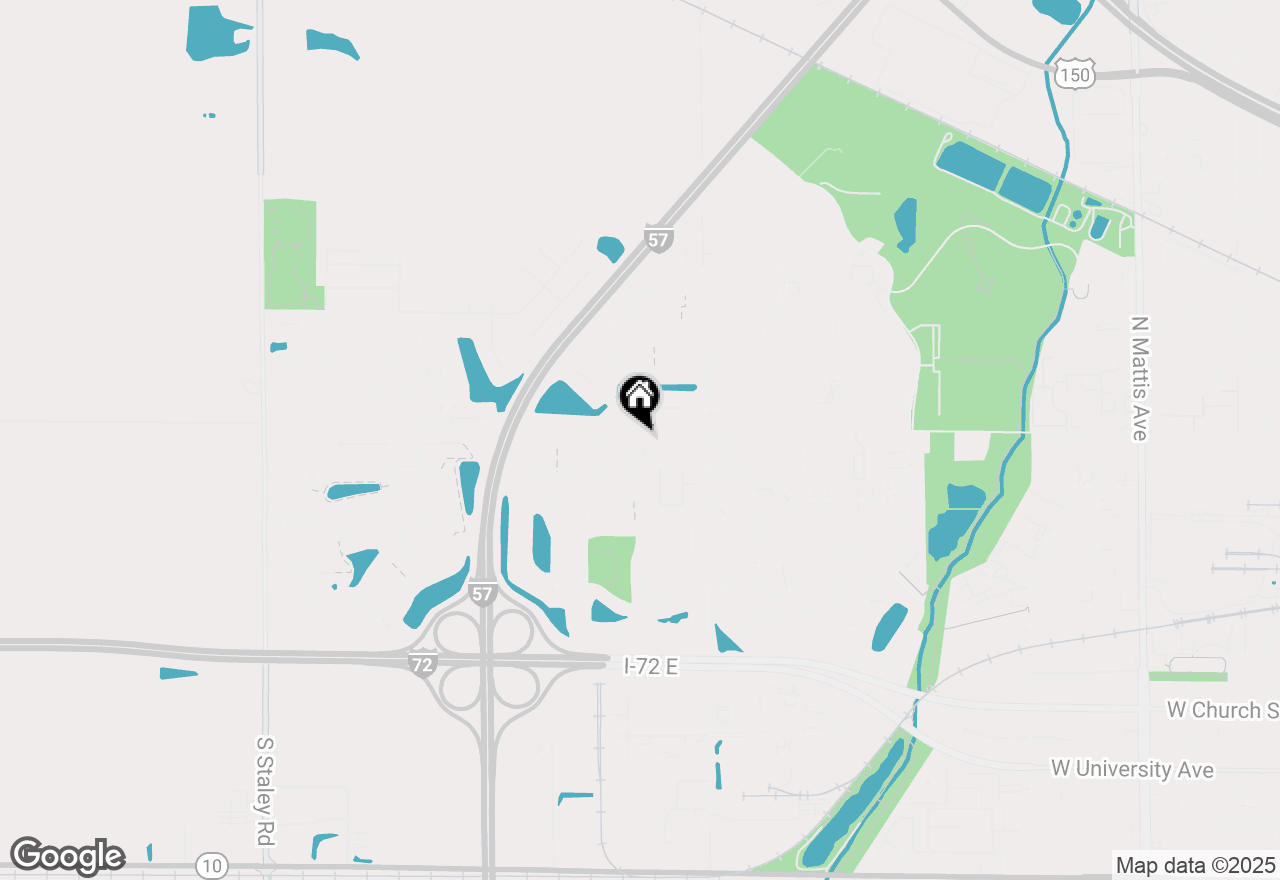 Map of 1003 Cyndy Court, Champaign, IL 61822