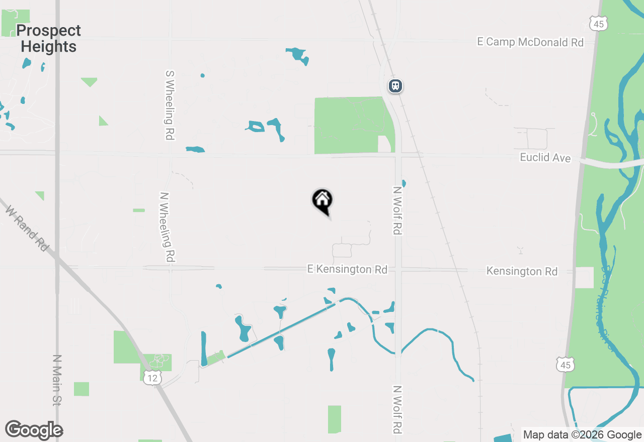 Map of 1008 N Newberry Lane, Mount Prospect, IL 60056