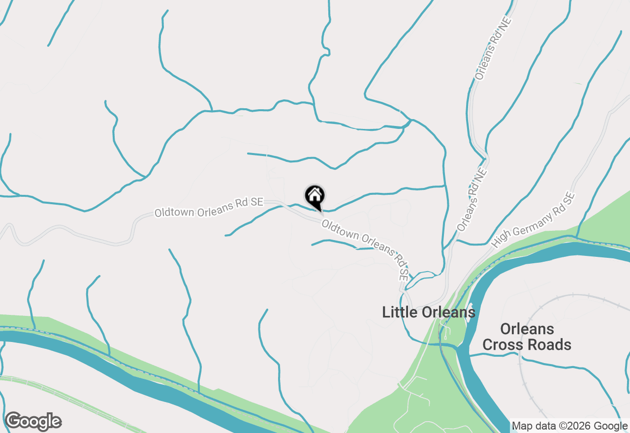 Map of 31307 Oldtown Road, Little Orleans, MD 21766