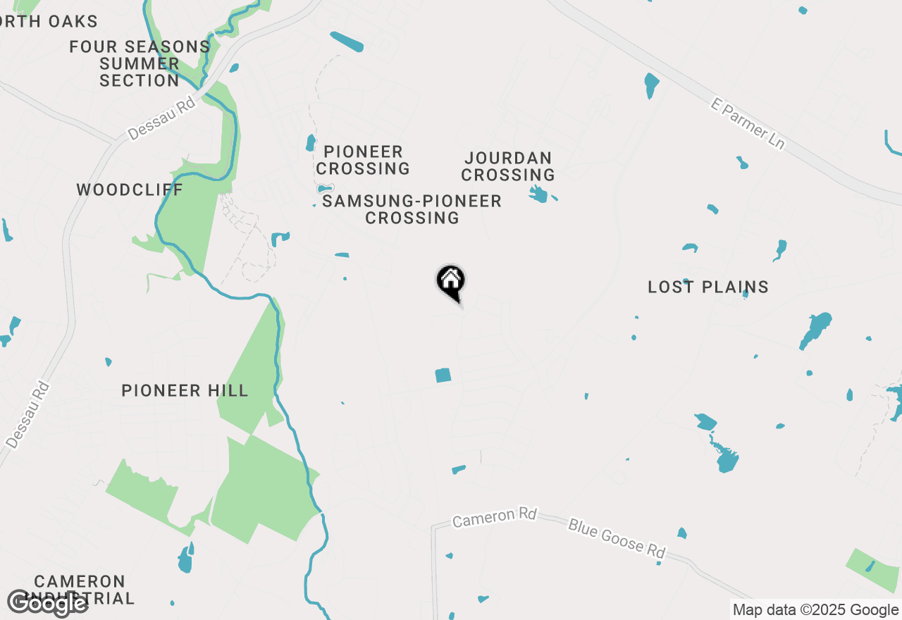 Map of 11036 Short Springs Dr, Austin, TX 78754