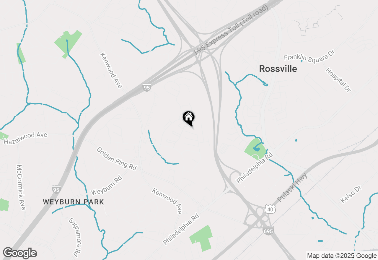 Map of 22 Morning Court, Rosedale, MD 21237