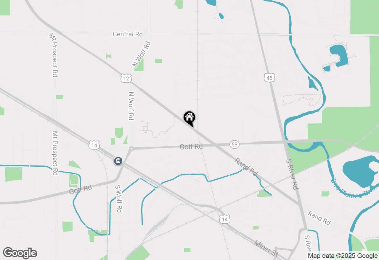 Map of 955 Rand Road, Des Plaines, IL 60016