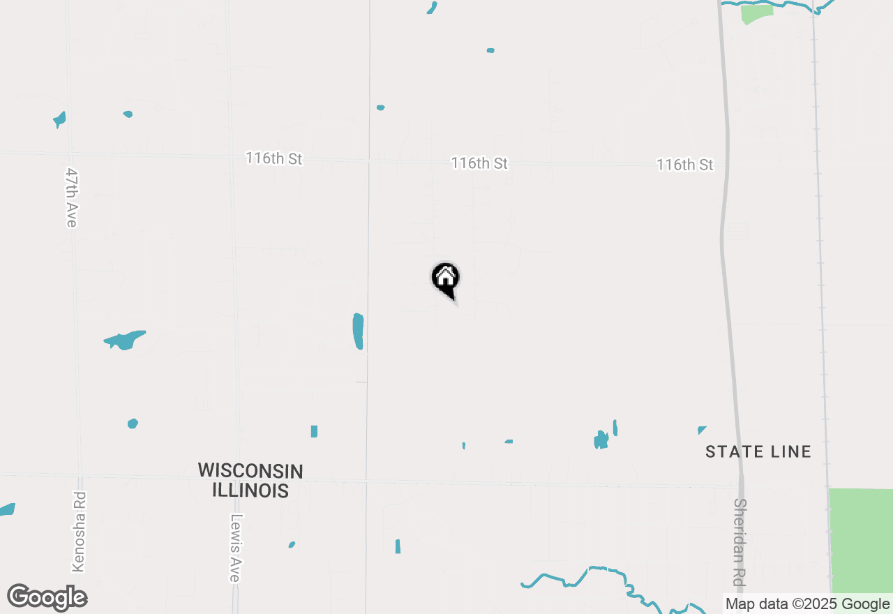 Map of 12111 28th Ave, Pleasant Prairie, WI 53158