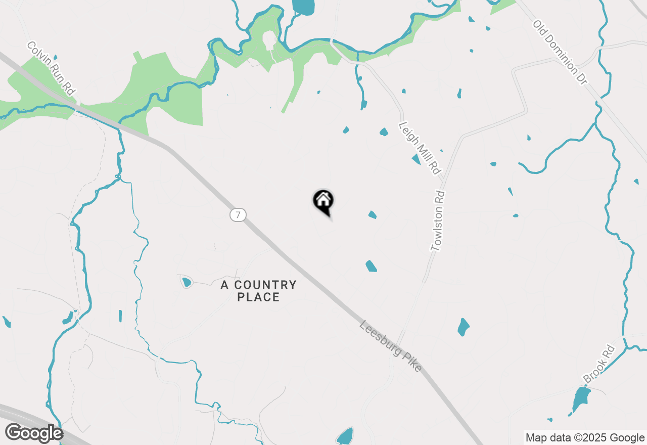 Map of 1221 Forestville Drive, Great Falls, VA 22066