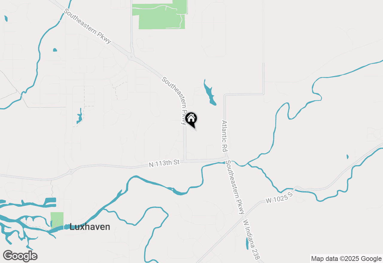 Map of 16646 Southeastern Parkway, Fortville, IN 46040