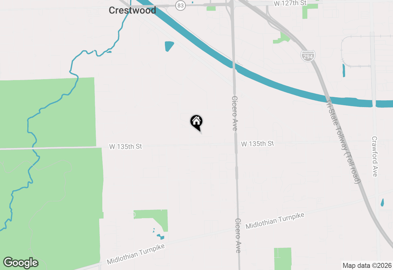 Map of 4940 134th Court #408, Crestwood, IL 60418
