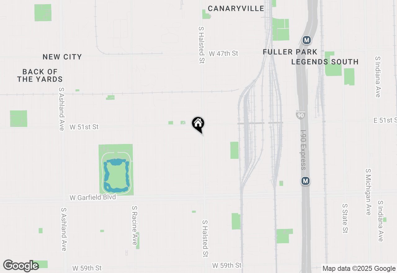 Map of 817 W 51st Place, Chicago, IL 60609
