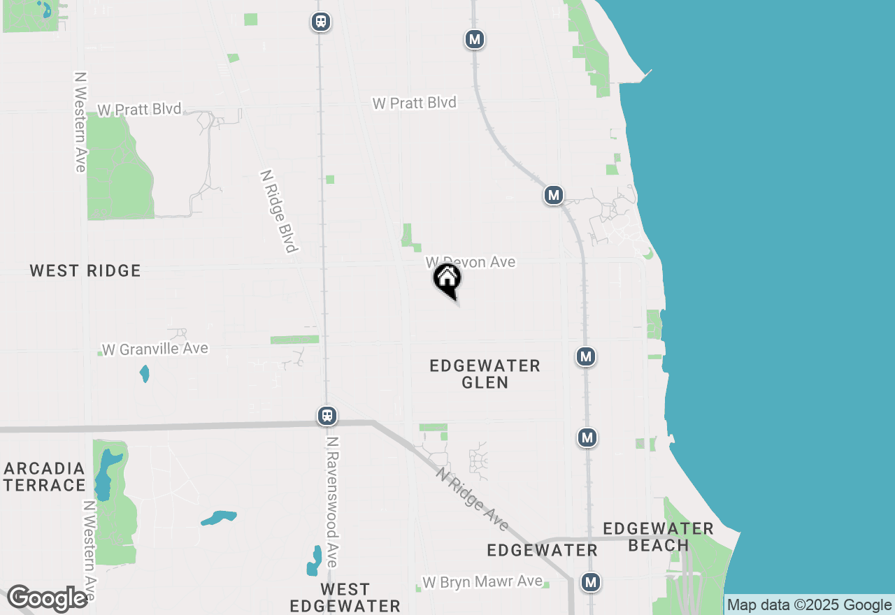 Map of 6255 N Greenview Avenue #2, Chicago, IL 60660