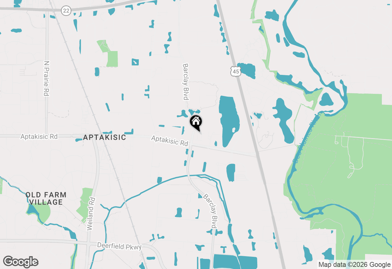 Map of 404 Edgeworth Place, Lincolnshire, IL 60069