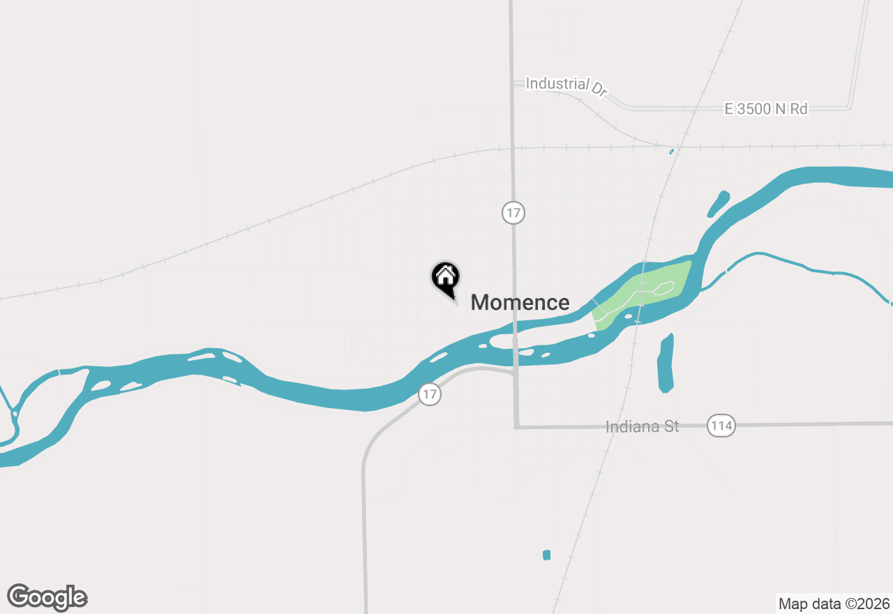 Map of 48 N Market Street, Momence, IL 60954