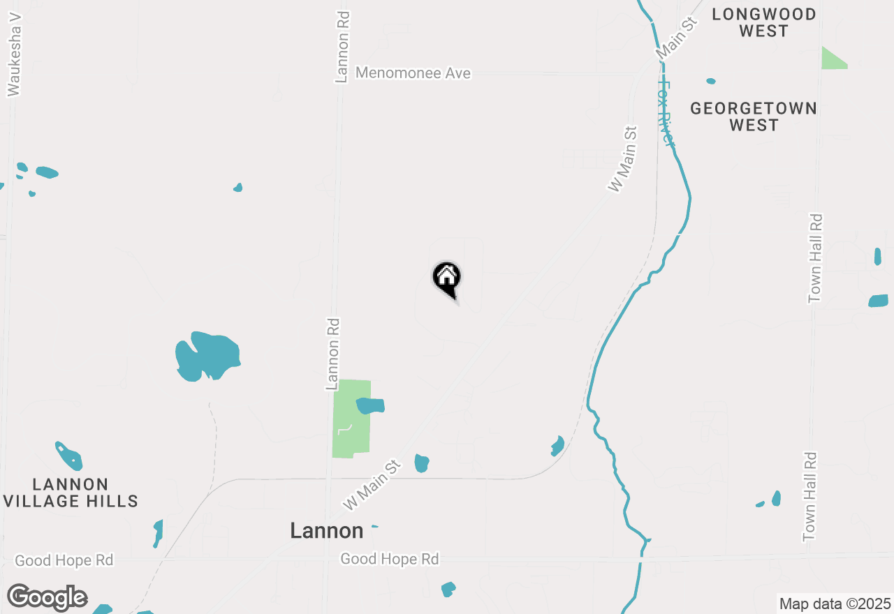 Map of 19773 Overstone Dr, Lannon, WI 53046
