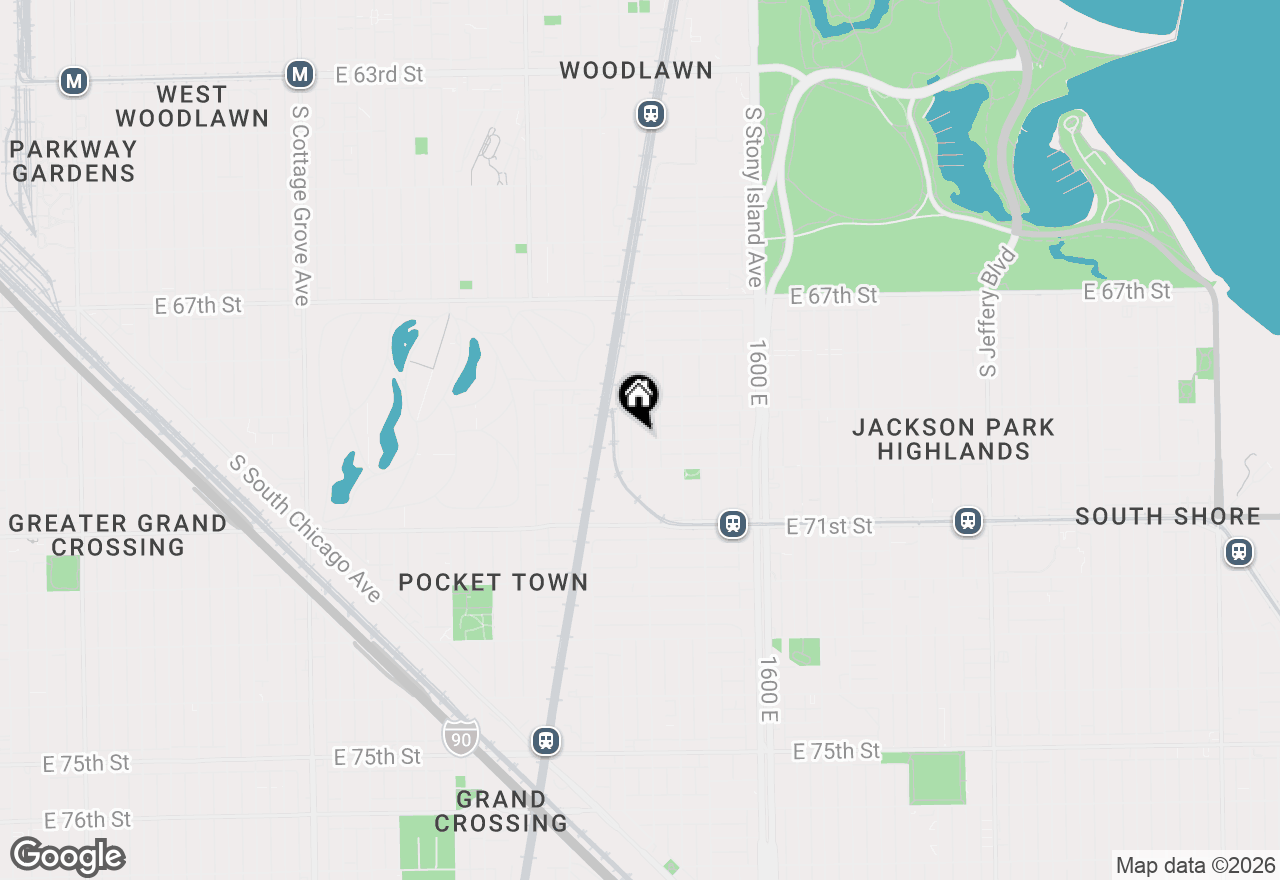 Map of 6936 S Dorchester Avenue, Chicago, IL 60637