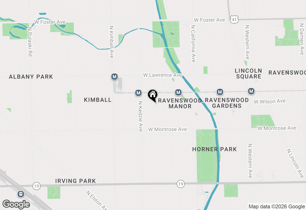 Map of 4542 N Albany Avenue #2, Chicago, IL 60625