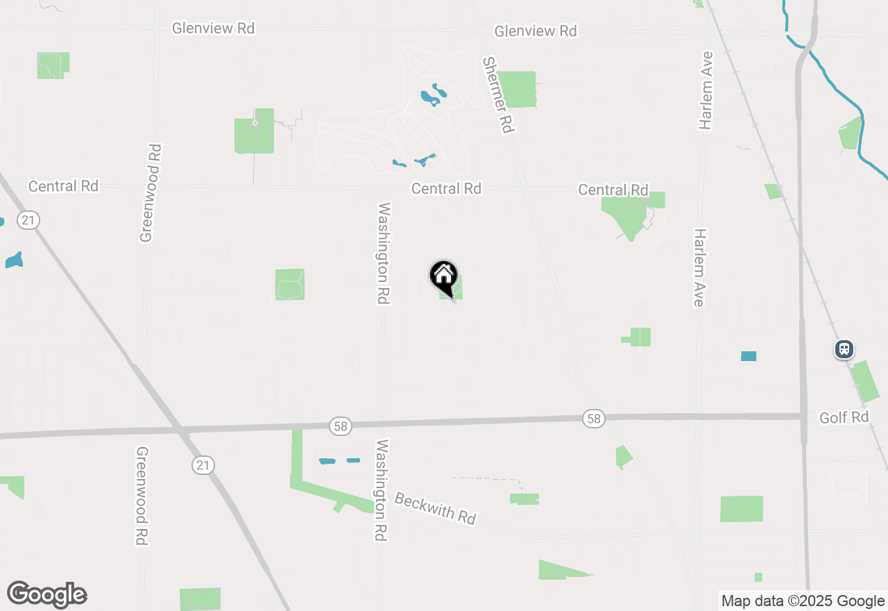 Map of 243 Flora Avenue, Glenview, IL 60025