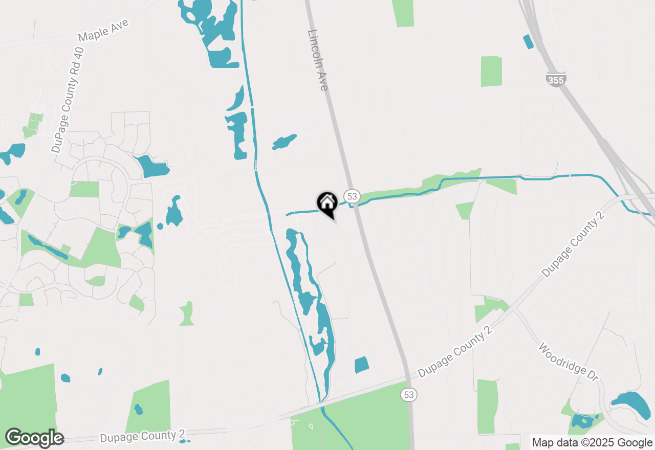 Map of 3546 Kemper Drive, Woodridge, IL 60517