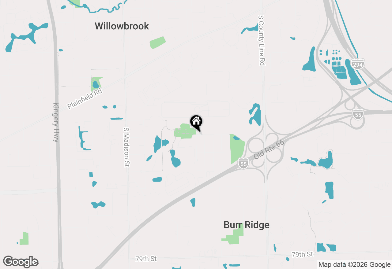 Map of 8090 Garfield Avenue #3-1, Burr Ridge, IL 60527