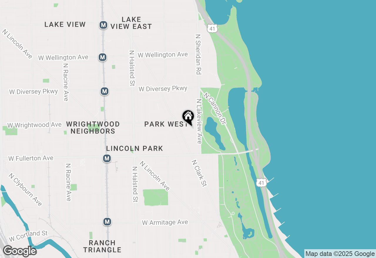 Map of 448 W Saint James Place #2C, Chicago, IL 60614