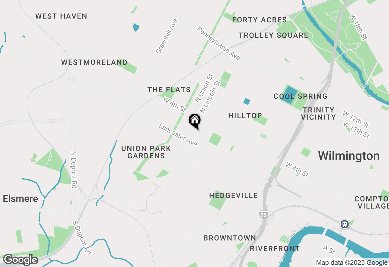 Map of 1821 W Second Street, Wilmington, DE 19805