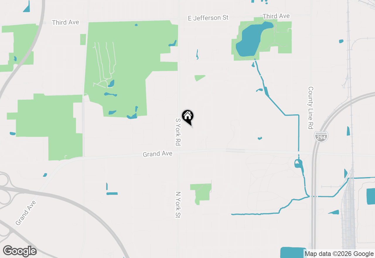 Map of 1043 S York Road #310, Bensenville, IL 60106