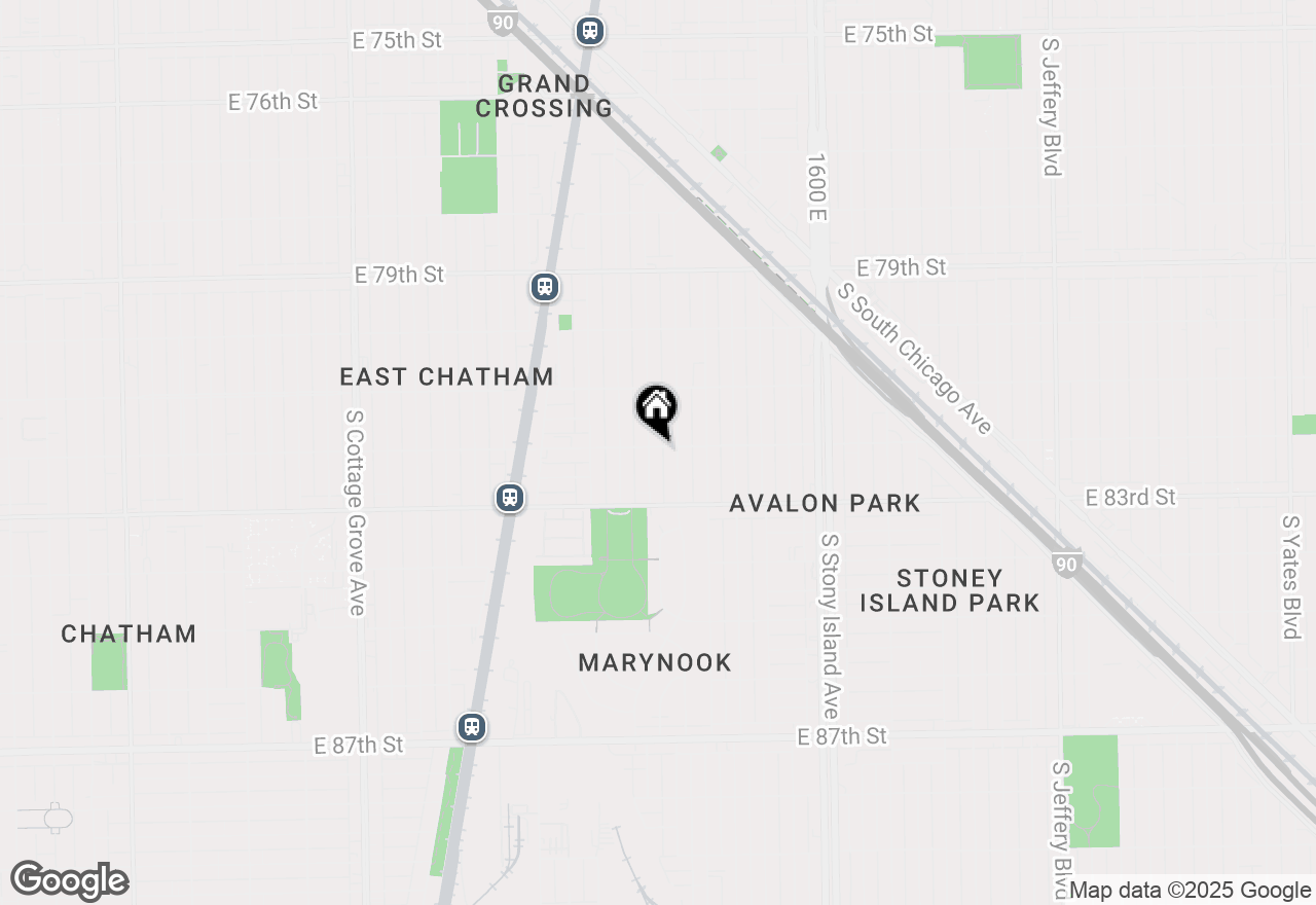 Map of 8201 S Kimbark Avenue, Chicago, IL 60619