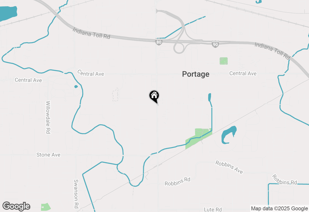 Map of 2772 Willowcreek Road, Portage, IN 46368