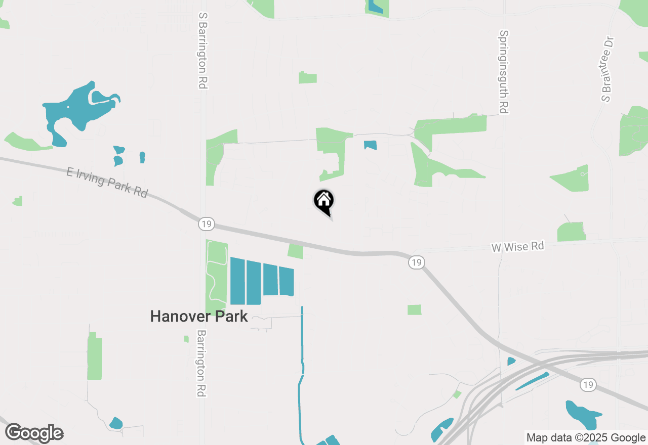 Map of 7360 Princeton Circle Drive, Hanover Park, IL 60133