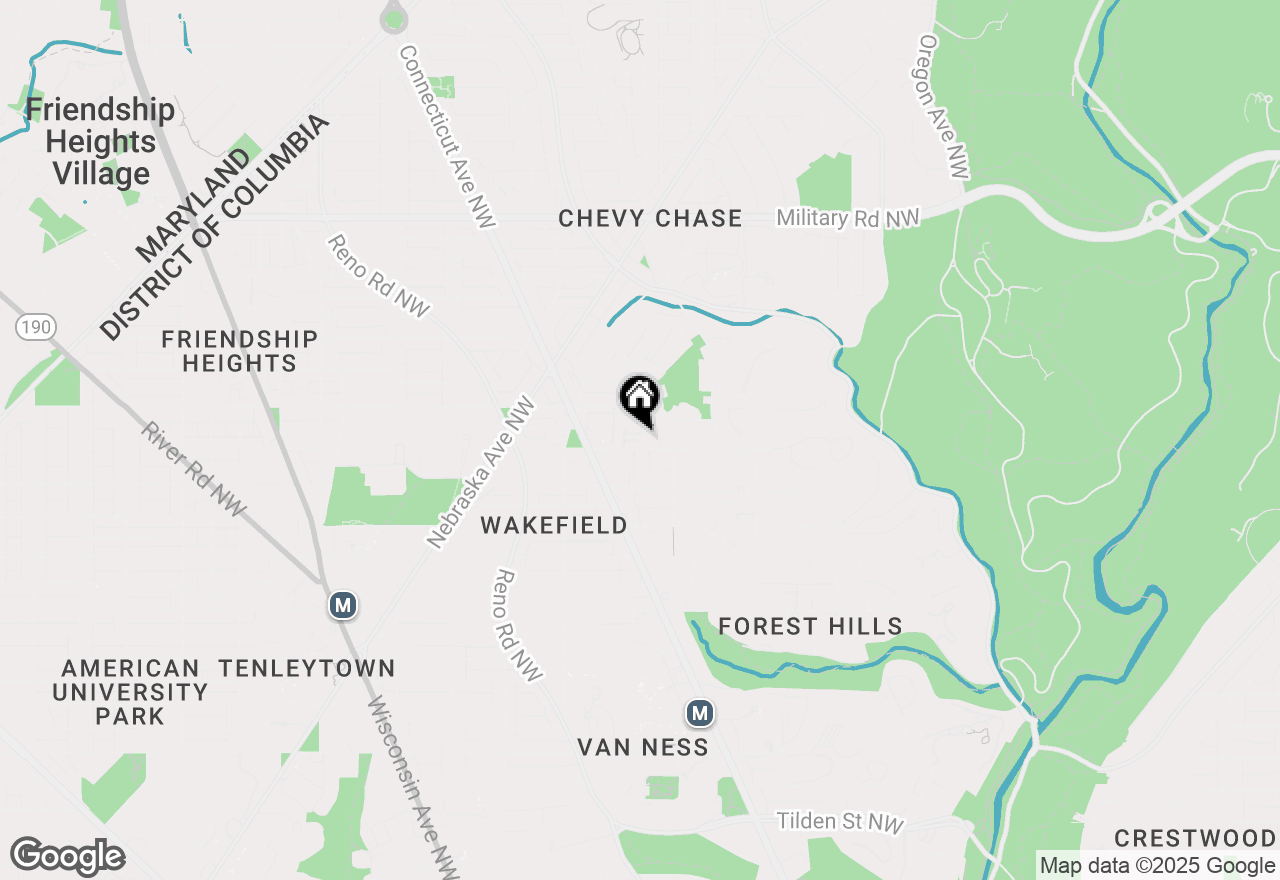 Map of 3227 Ellicott Street Nw, Washington, DC 20008