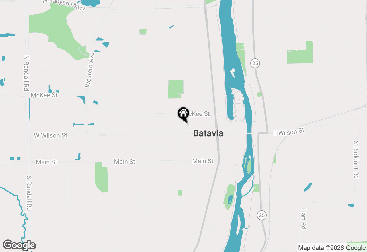 Map of 524 Houston Street, Batavia, IL 60510