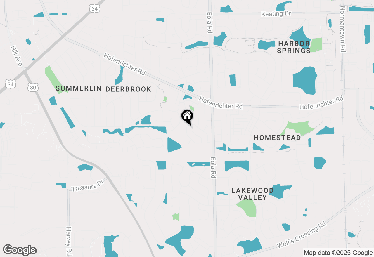 Map of 2246 Sunrise Circle, Aurora, IL 60503