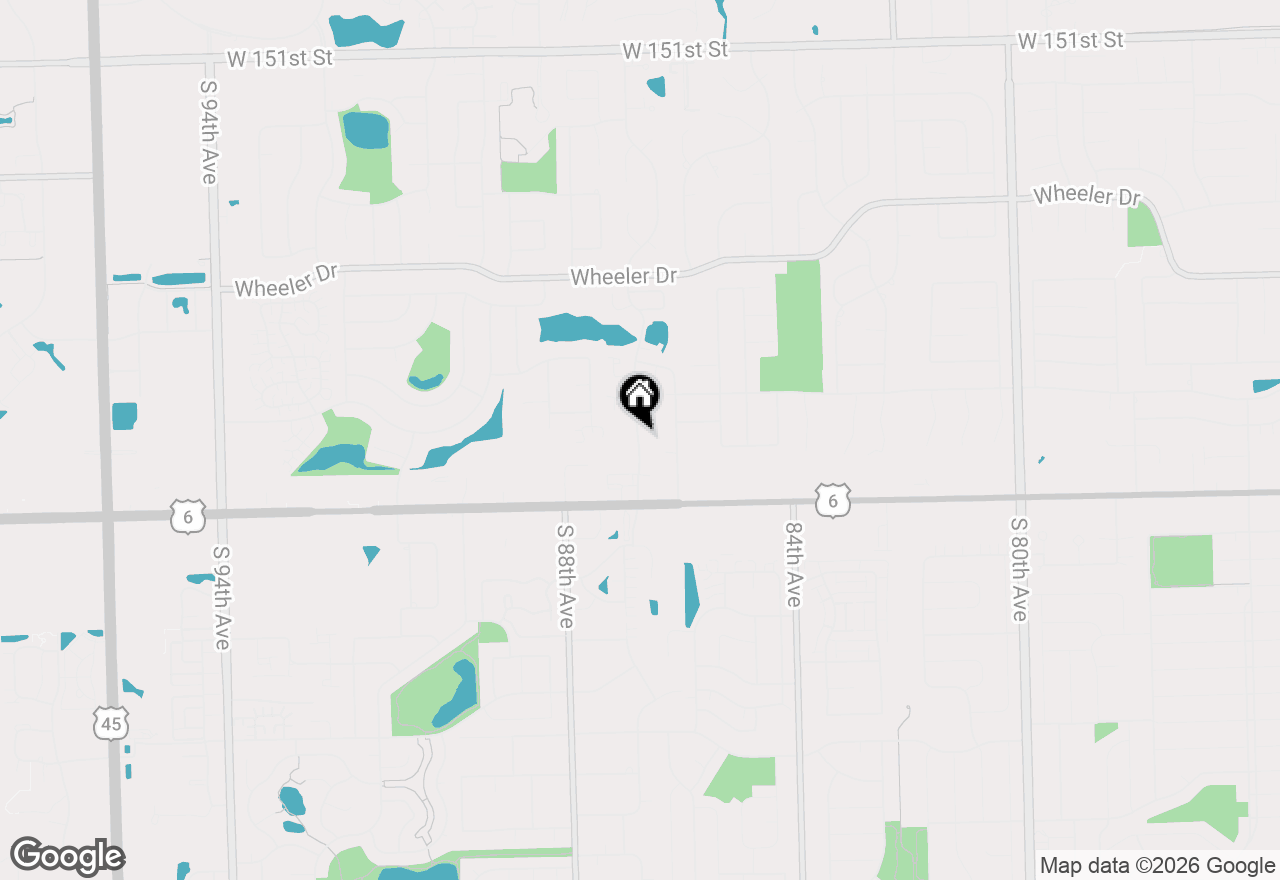 Map of 15809 Orlan Brook Drive #41, Orland Park, IL 60462