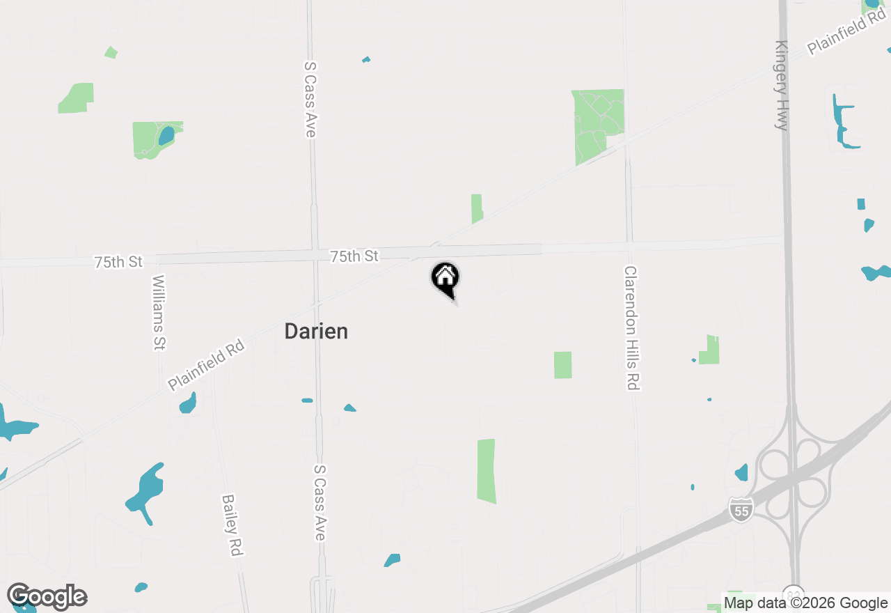 Map of 825 Walnut Drive, Darien, IL 60561
