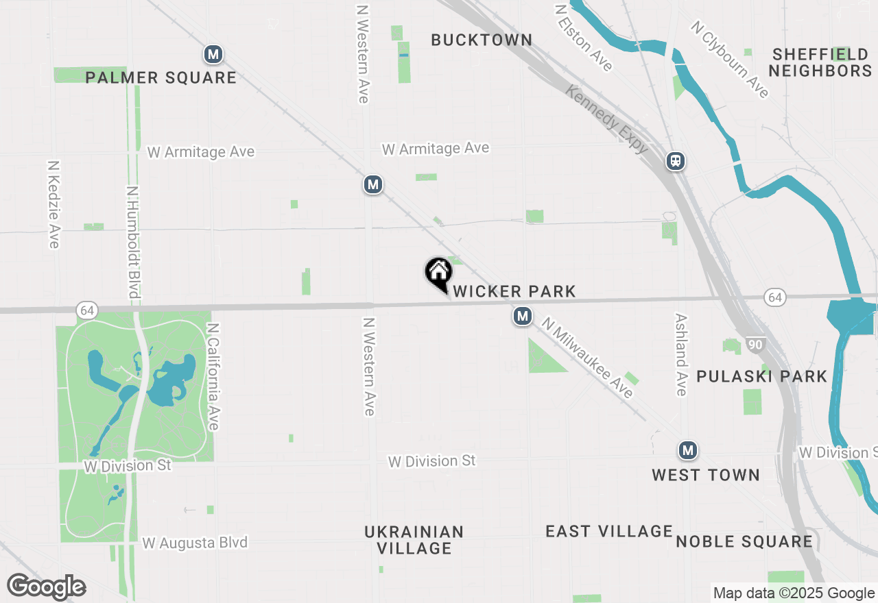 Map of 2210 W North Avenue, Chicago, IL 60647