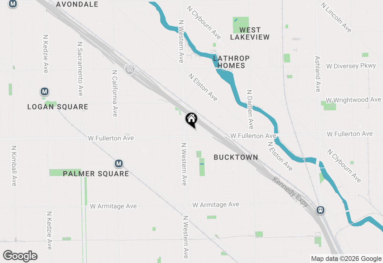 Map of 2335 W Montana Street, Chicago, IL 60647