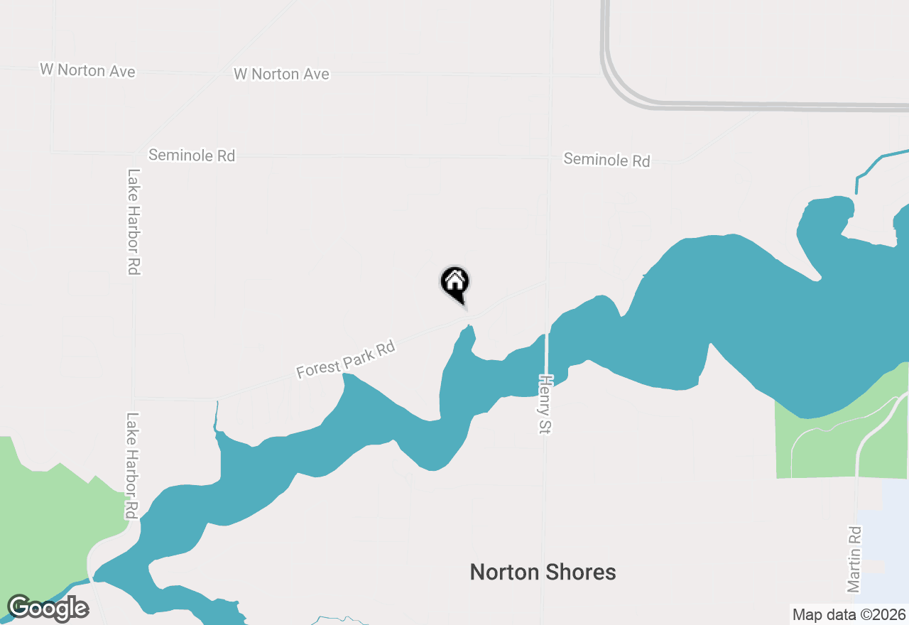 Map of 3975 Harbor Breeze Drive, Norton Shores, MI 49441