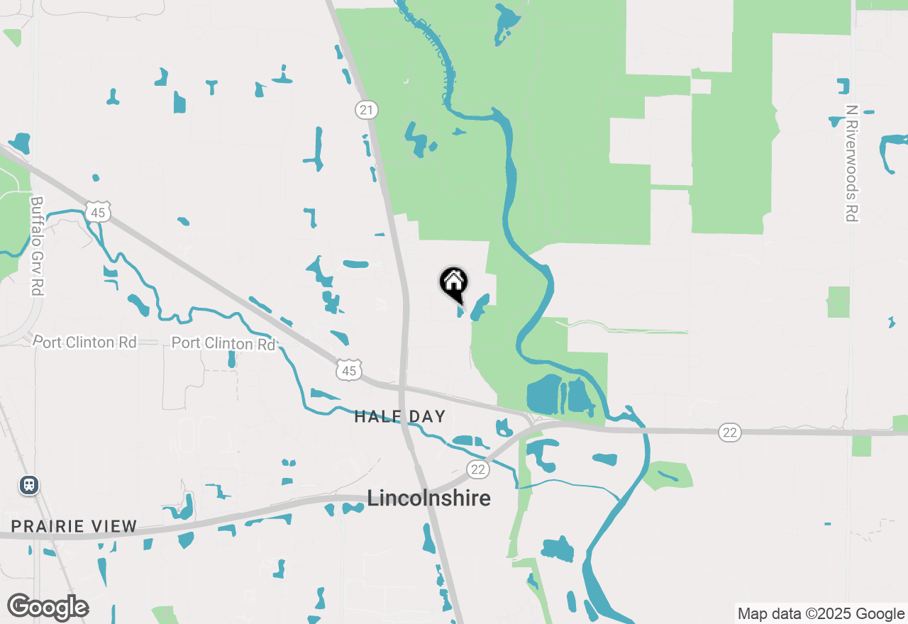 Map of 13 Ashford Court #13, Lincolnshire, IL 60069