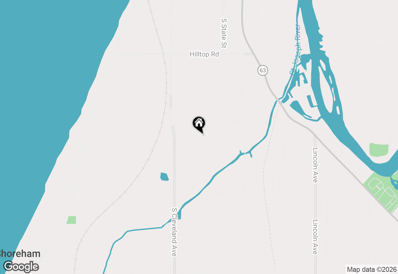 Map of 2553 Bristol Terrace, St. Joseph, MI 49085