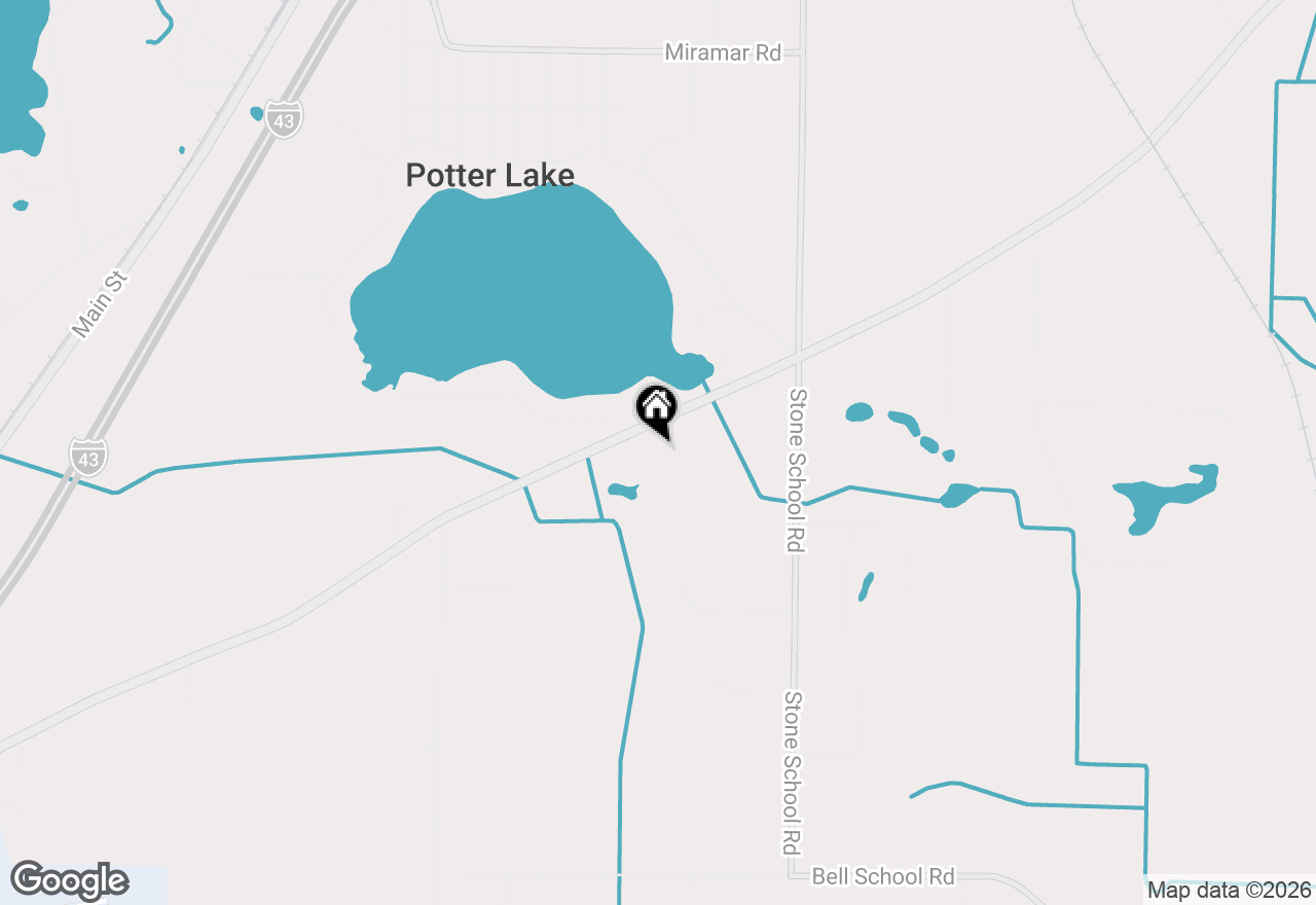 Map of W813 County Road L #W811, East Troy, WI 53120