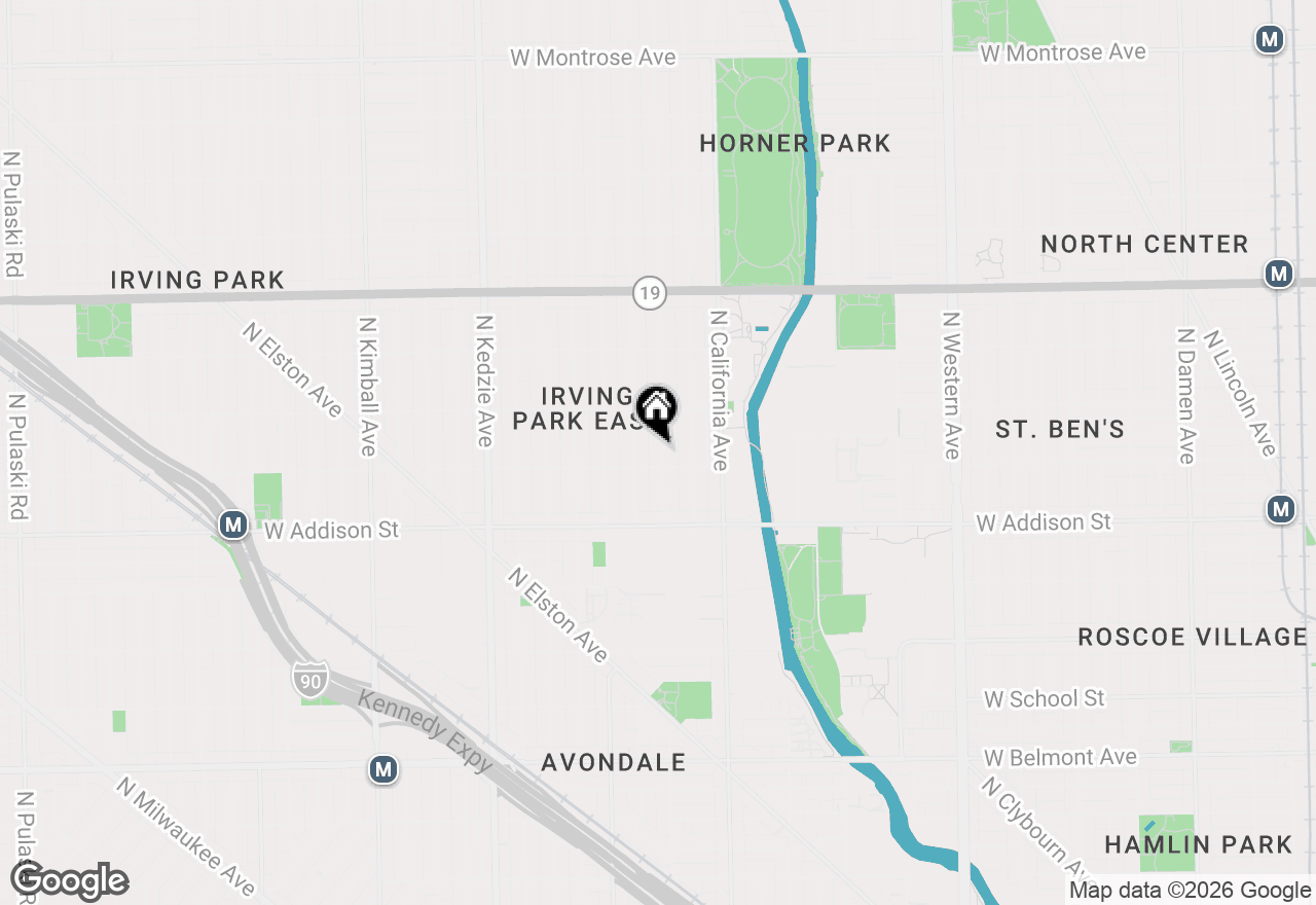Map of 3712 N Francisco Avenue, Chicago, IL 60618