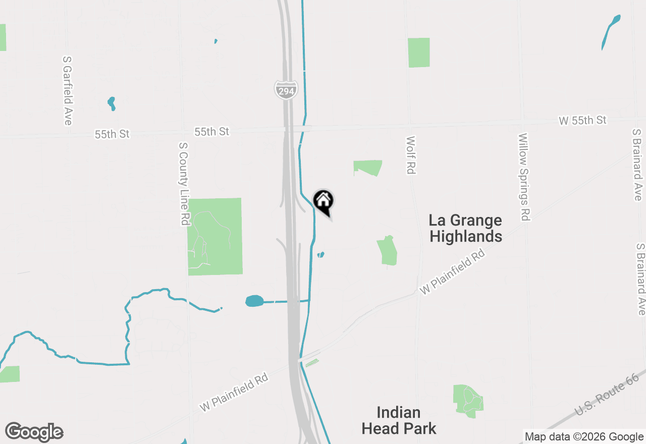 Map of 5804 Ridgewood Drive, Western Springs, IL 60558