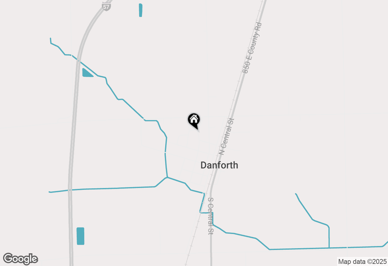 Map of 399 Church Street, Danforth, IL 60930