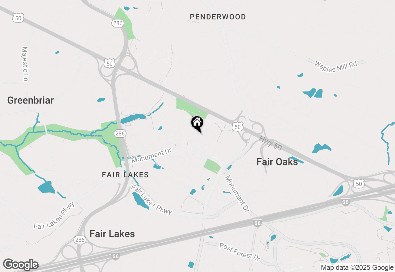 Map of 4113 Meadow Field Court, Fairfax, VA 22033